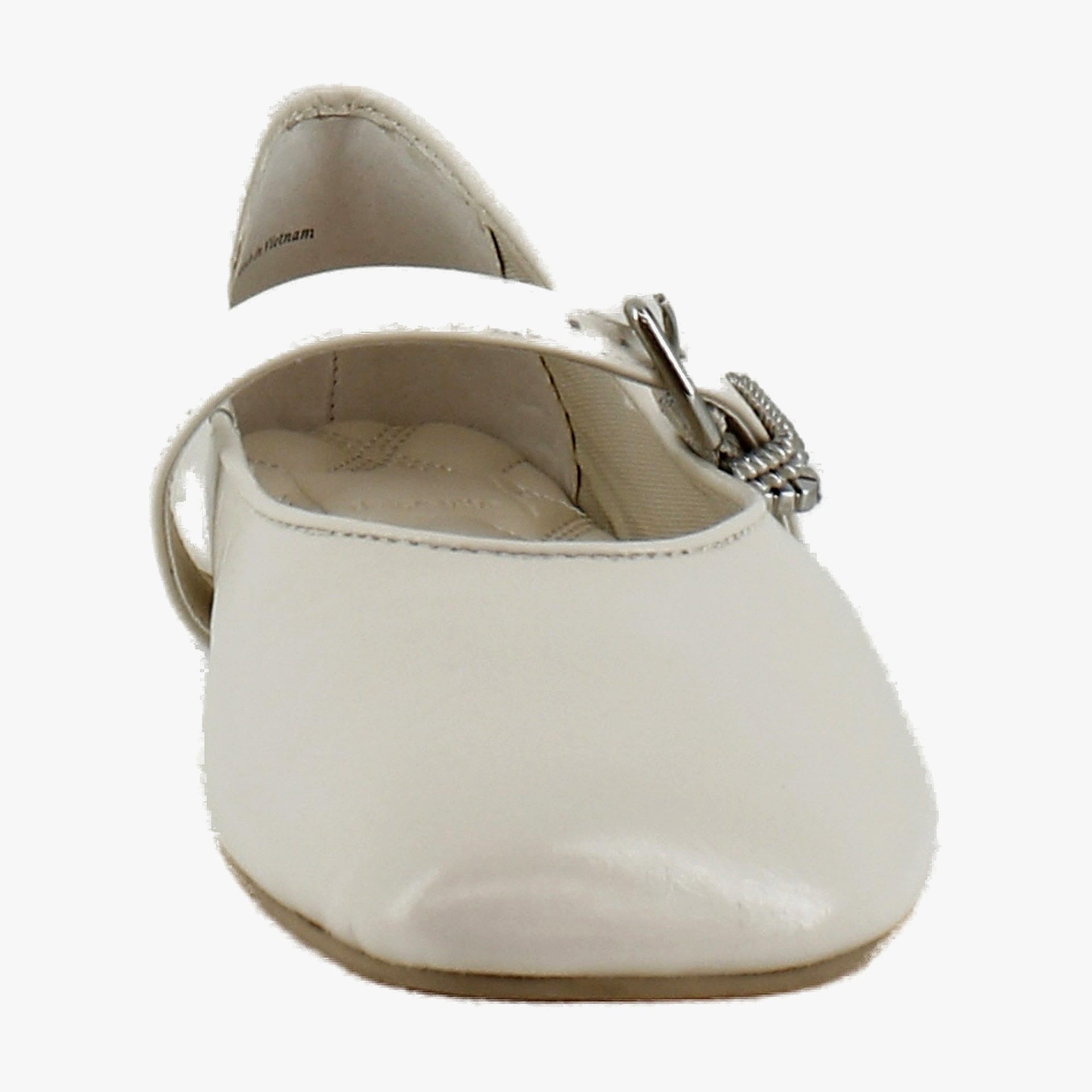 Creme Crinkle Patent