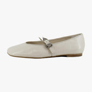 Creme Crinkle Patent