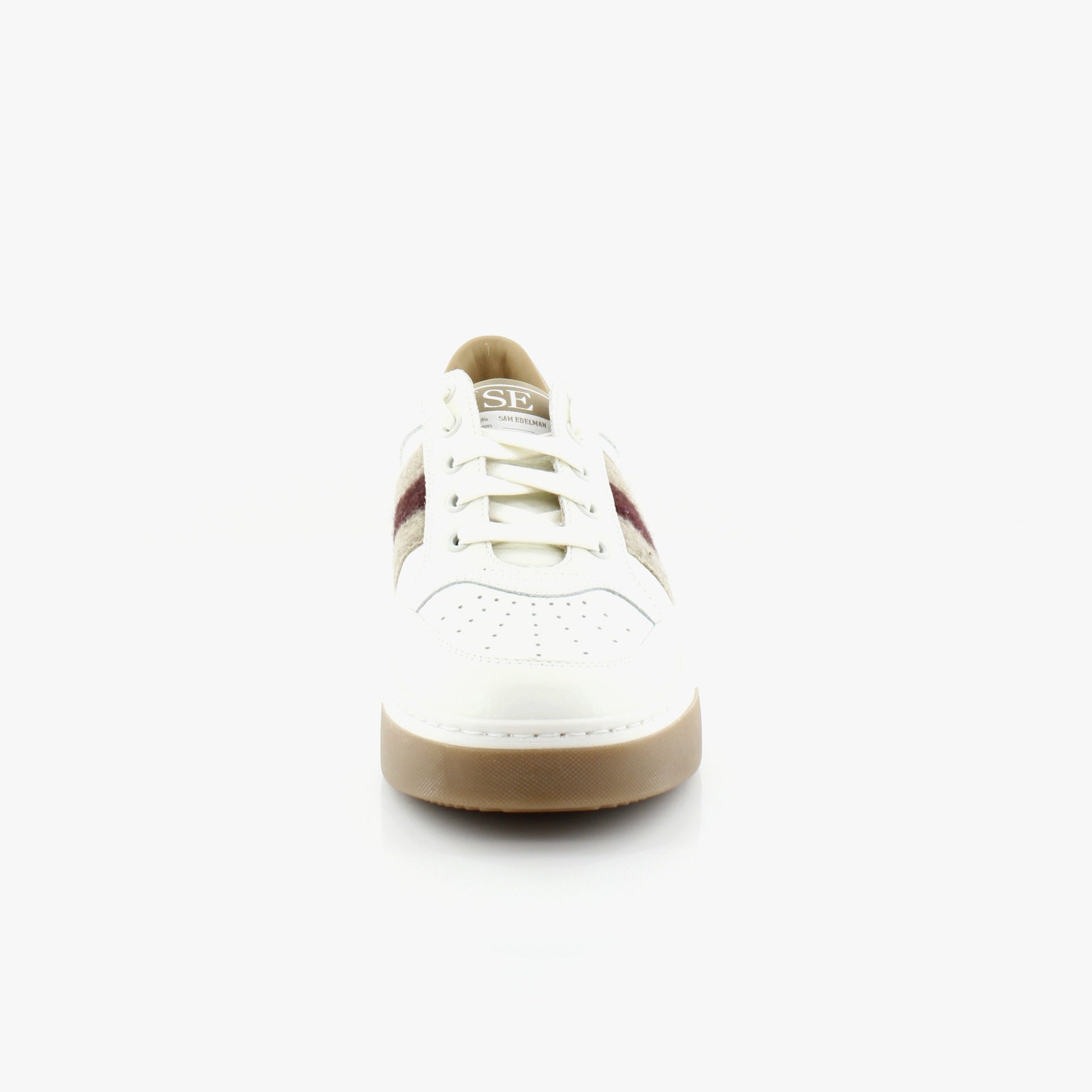 White/Brown Leather