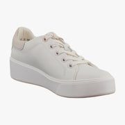 Warm White Linen Leather