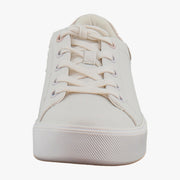 Warm White Linen Leather