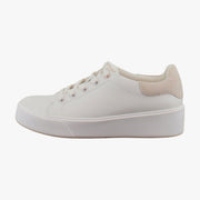 Warm White Linen Leather