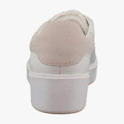 Warm White Linen Leather