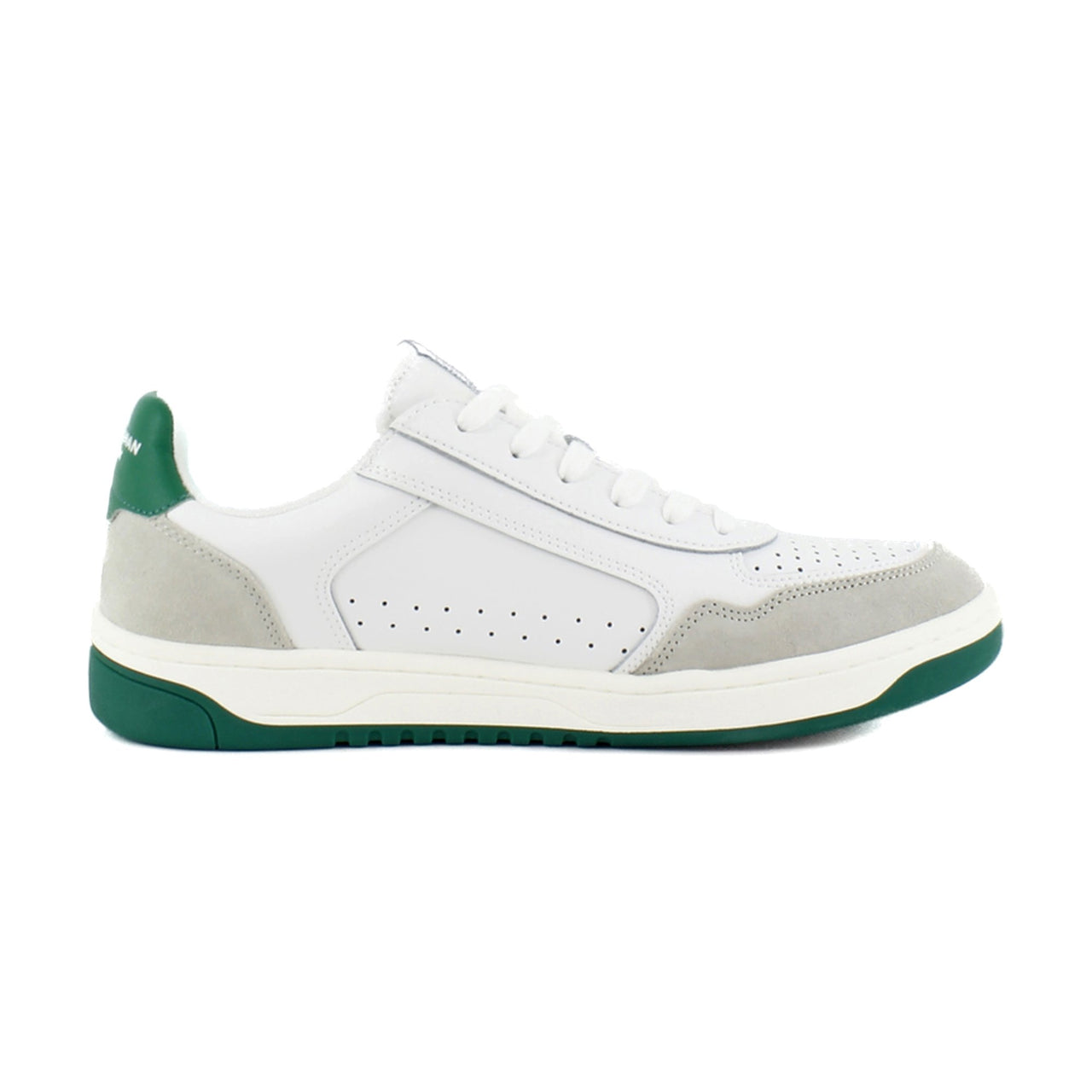 White/Botanical Green