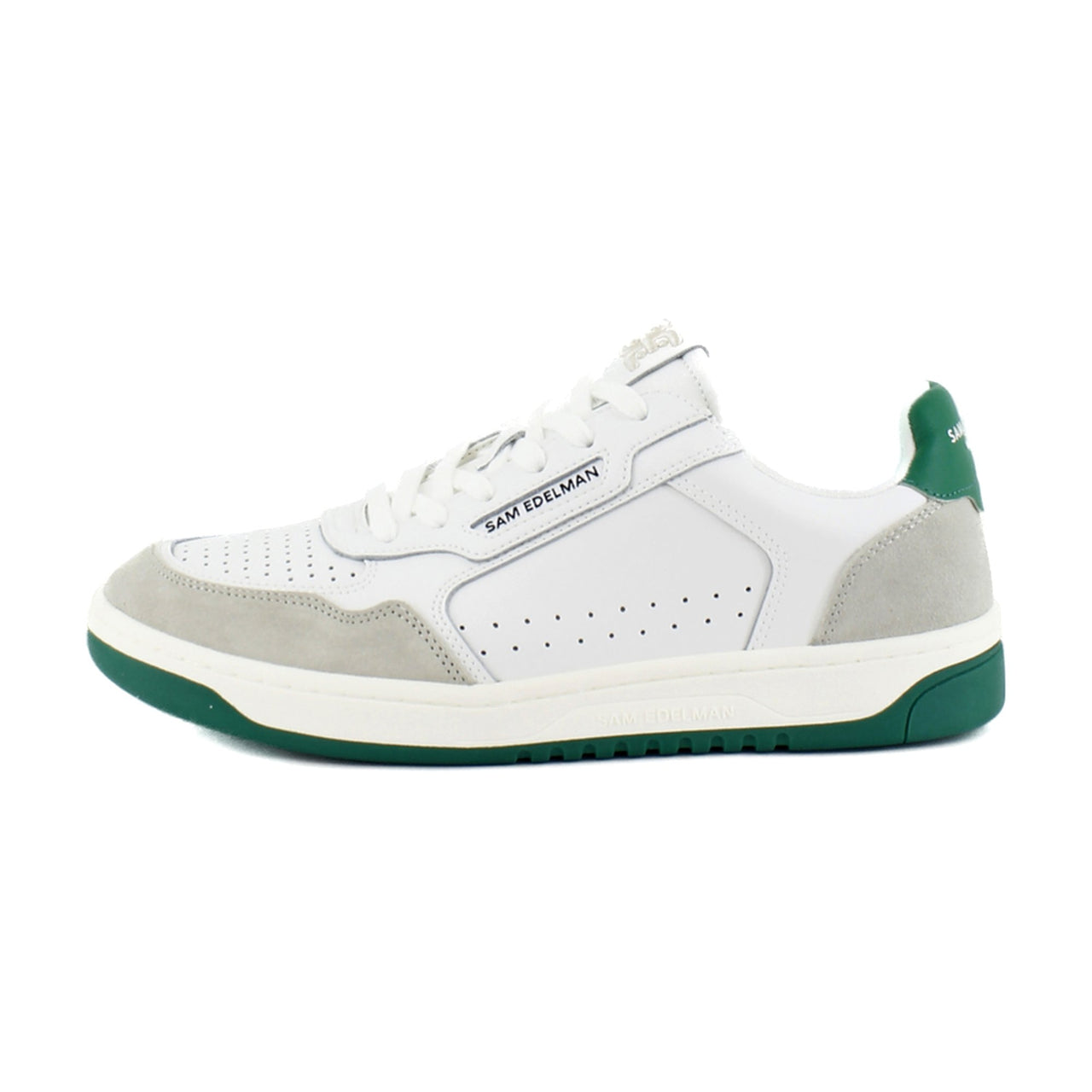 White/Botanical Green