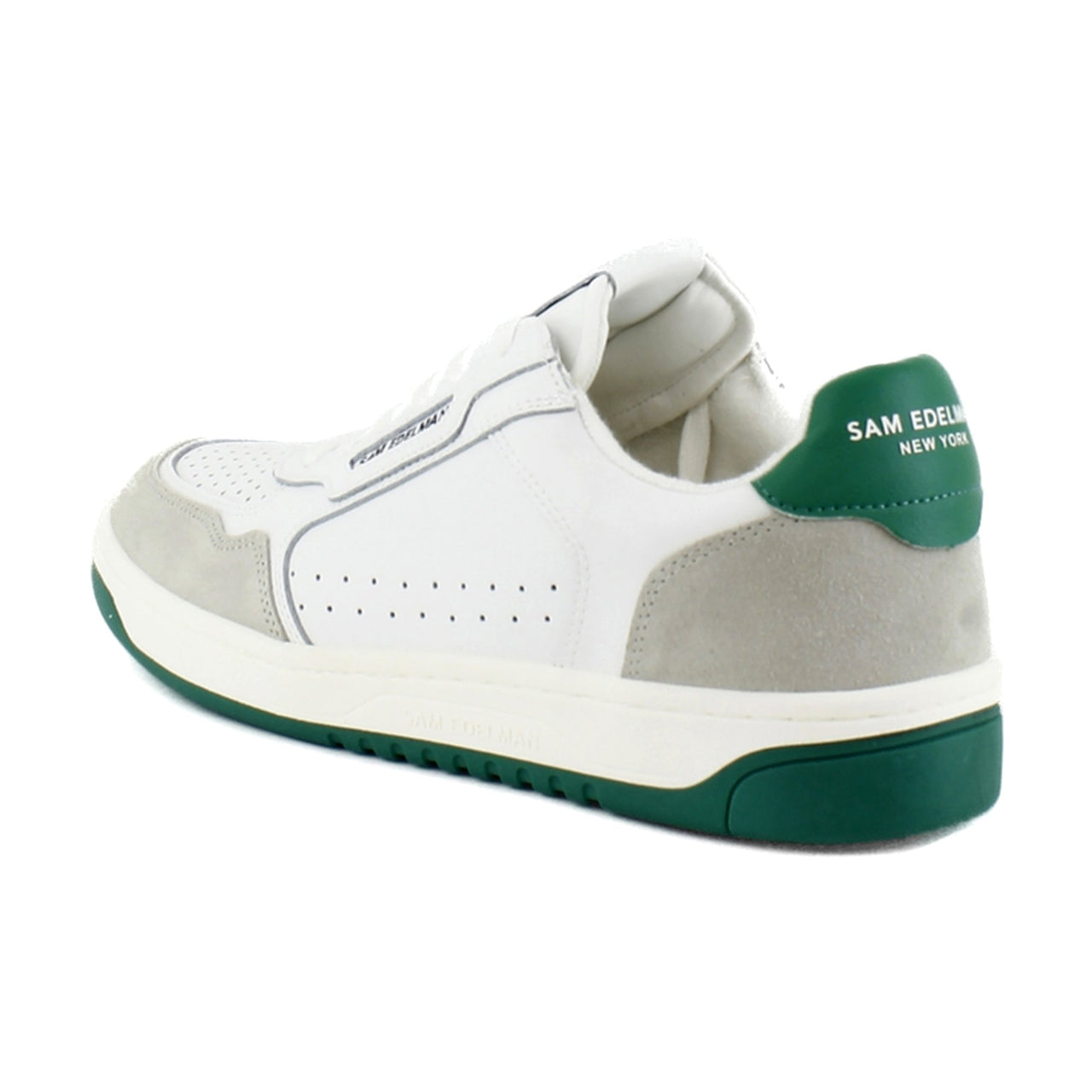 White/Botanical Green