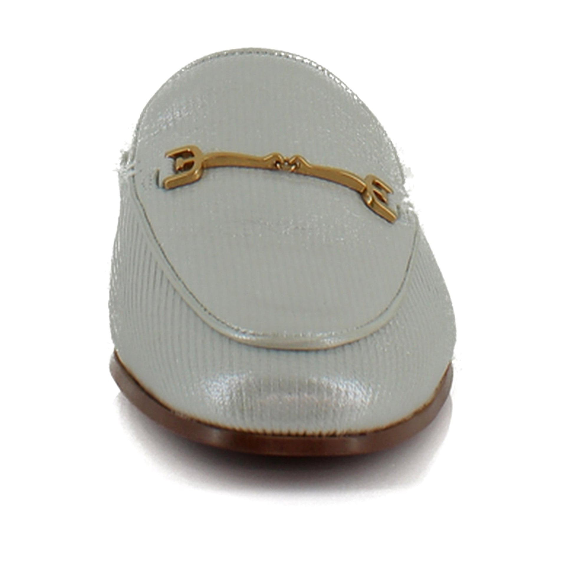 Silver Striped Leather