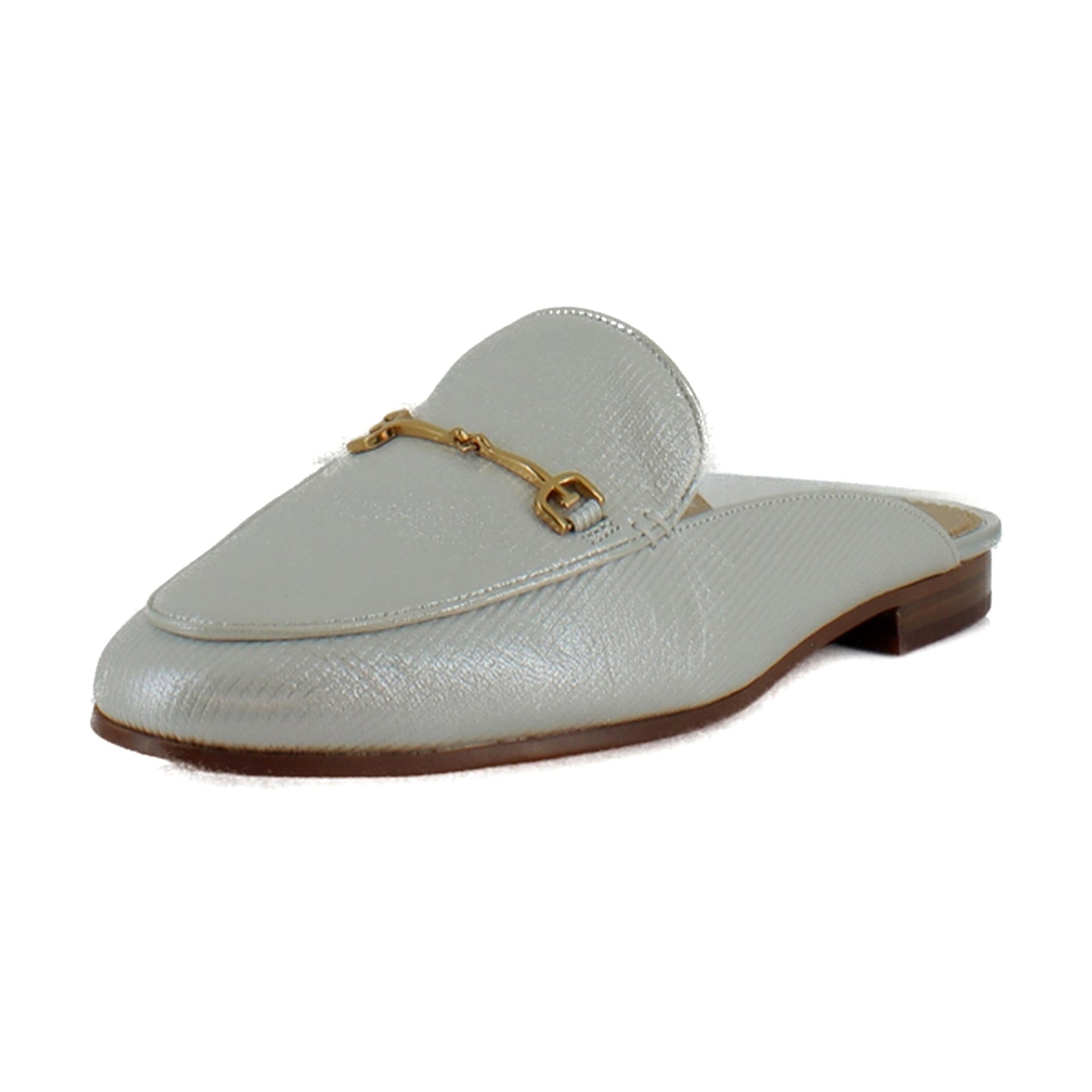 Silver Striped Leather