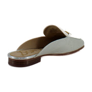 Silver Striped Leather