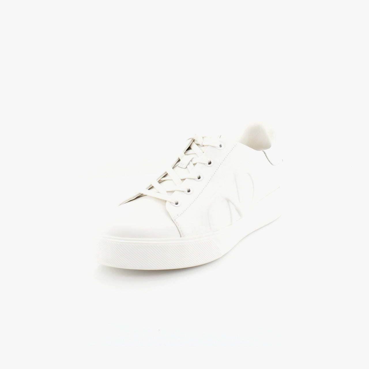 Warm White/White Leather