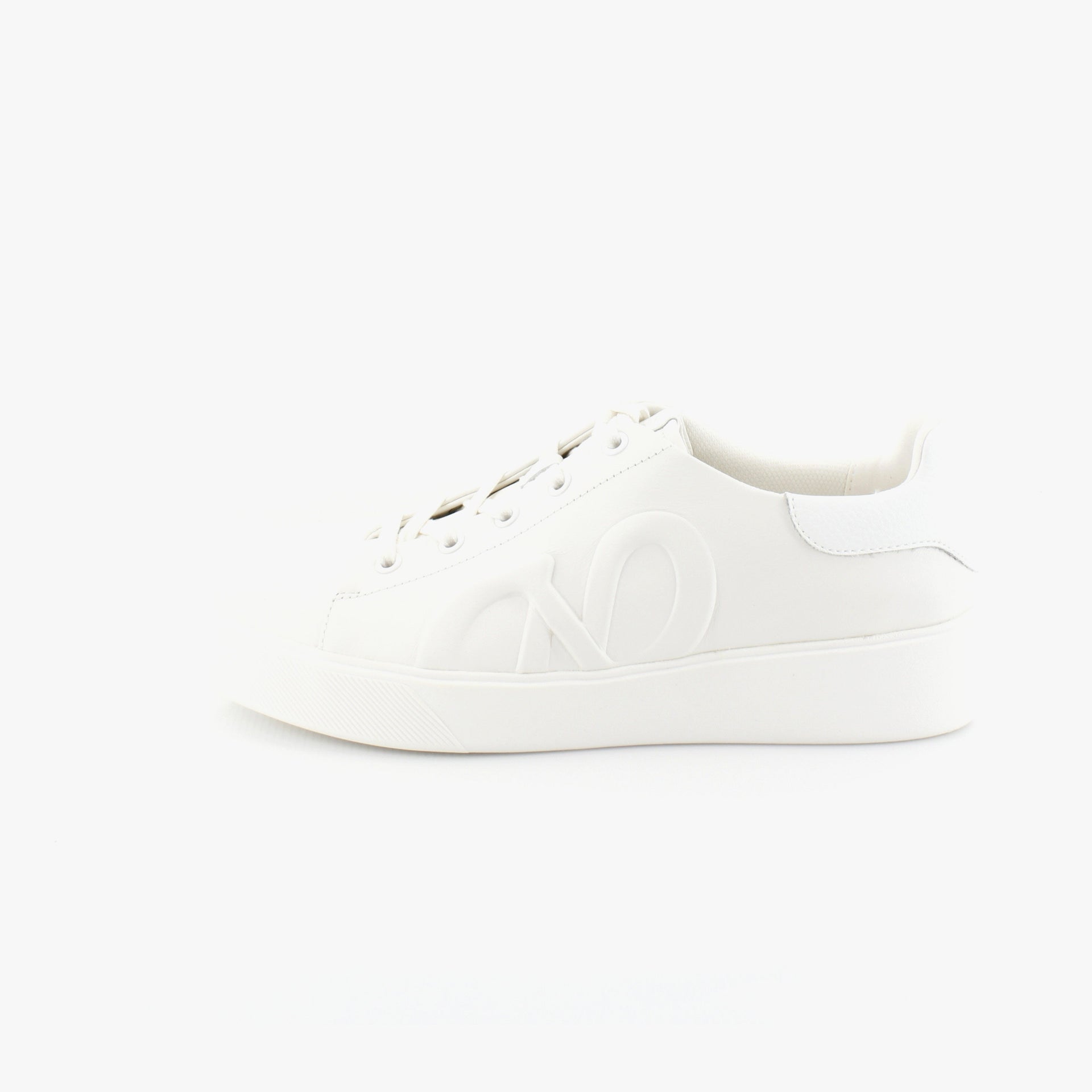 Warm White/White Leather