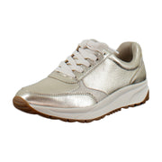 Champagne Metallic Leather