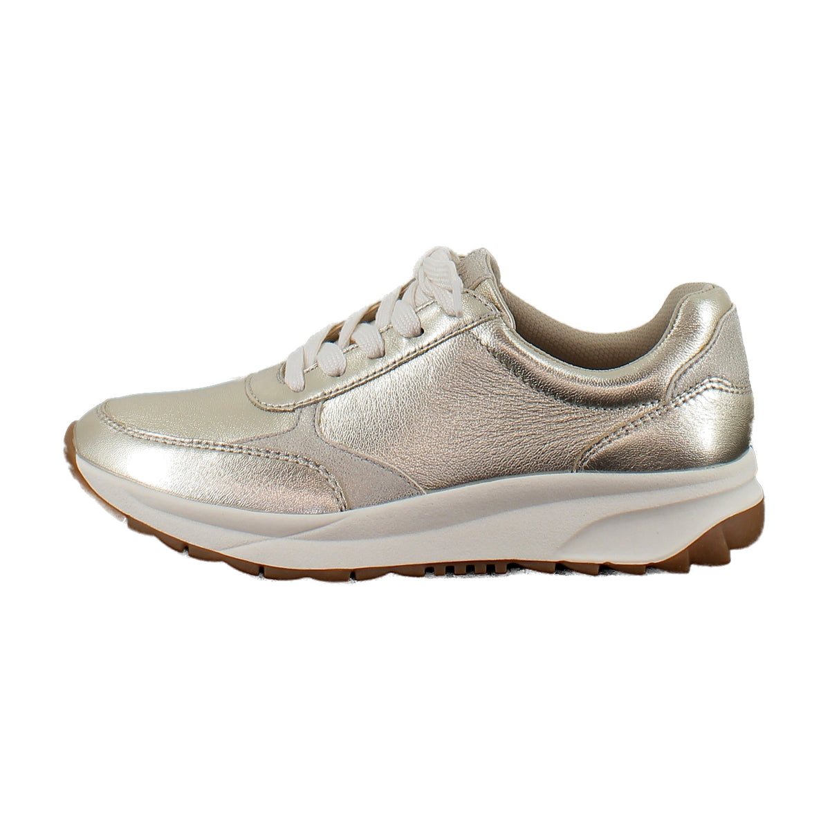 Champagne Metallic Leather