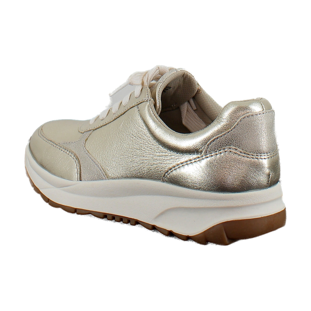 Champagne Metallic Leather