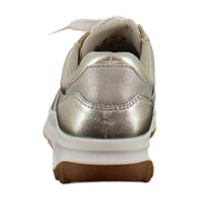 Champagne Metallic Leather