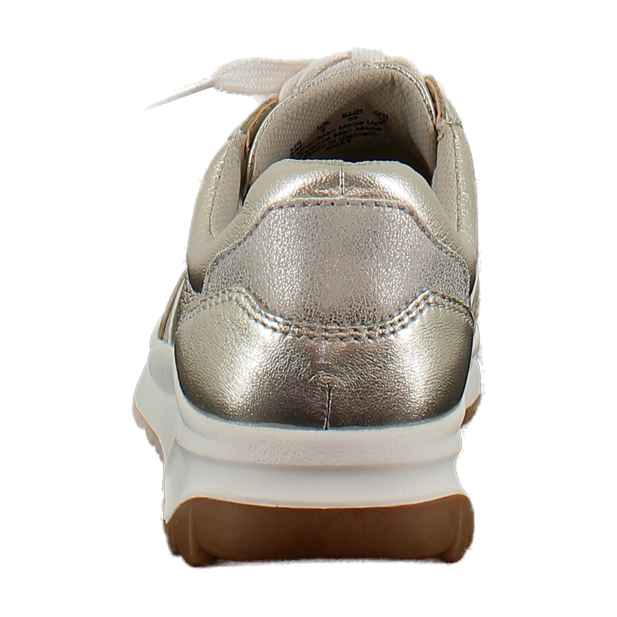 Champagne Metallic Leather