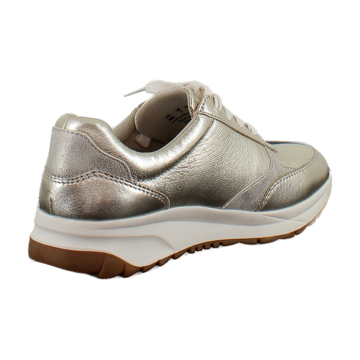 Champagne Metallic Leather