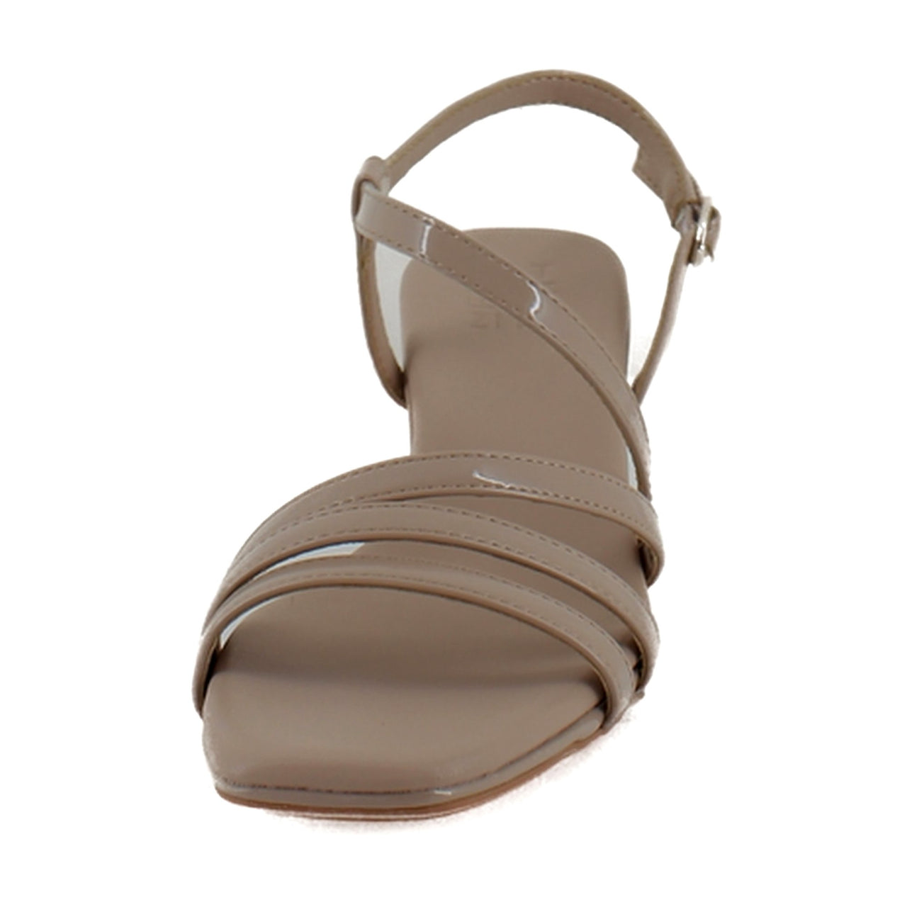 Warm Fawn Tan Patent Faux Leather