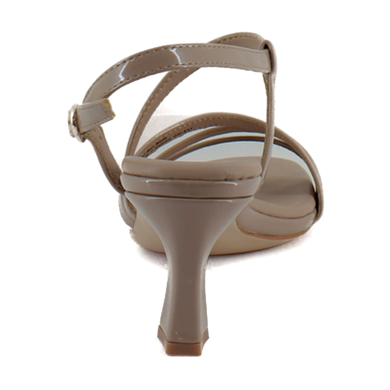 Warm Fawn Tan Patent Faux Leather