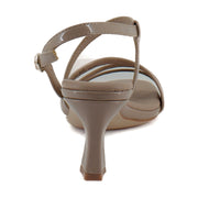 Warm Fawn Tan Patent Faux Leather