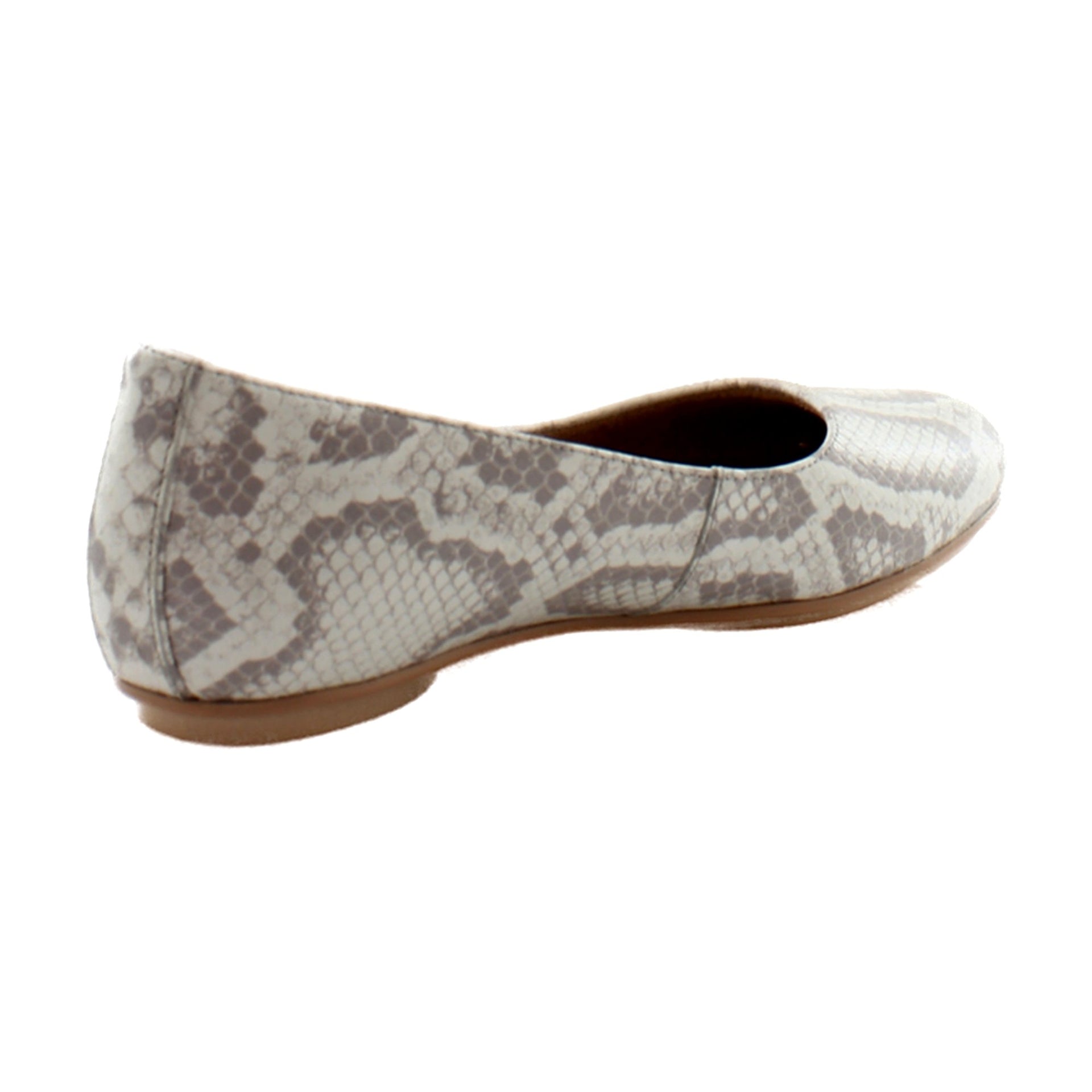 White Multi Snake Pattern Leather