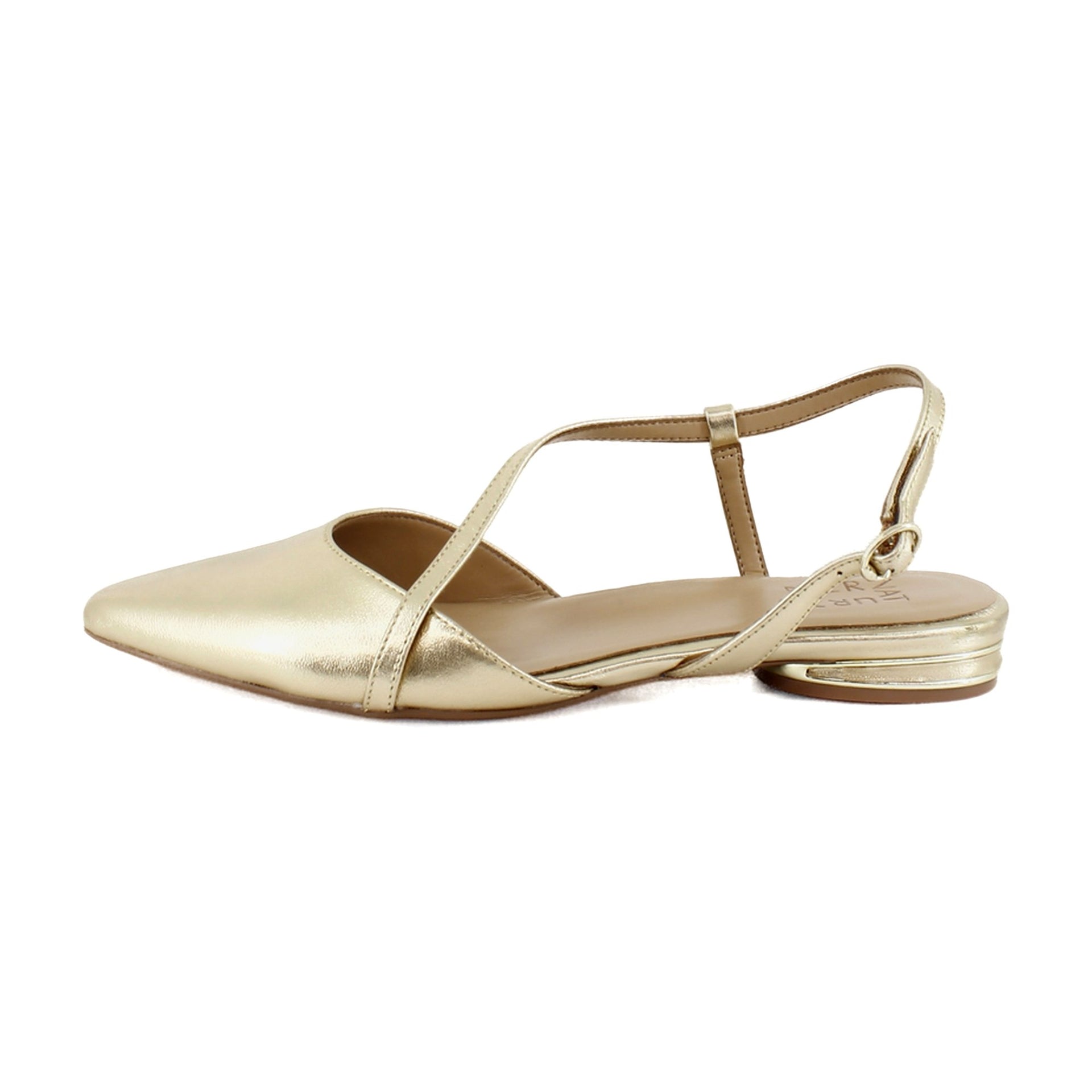 Dark Gold Metallic Leather