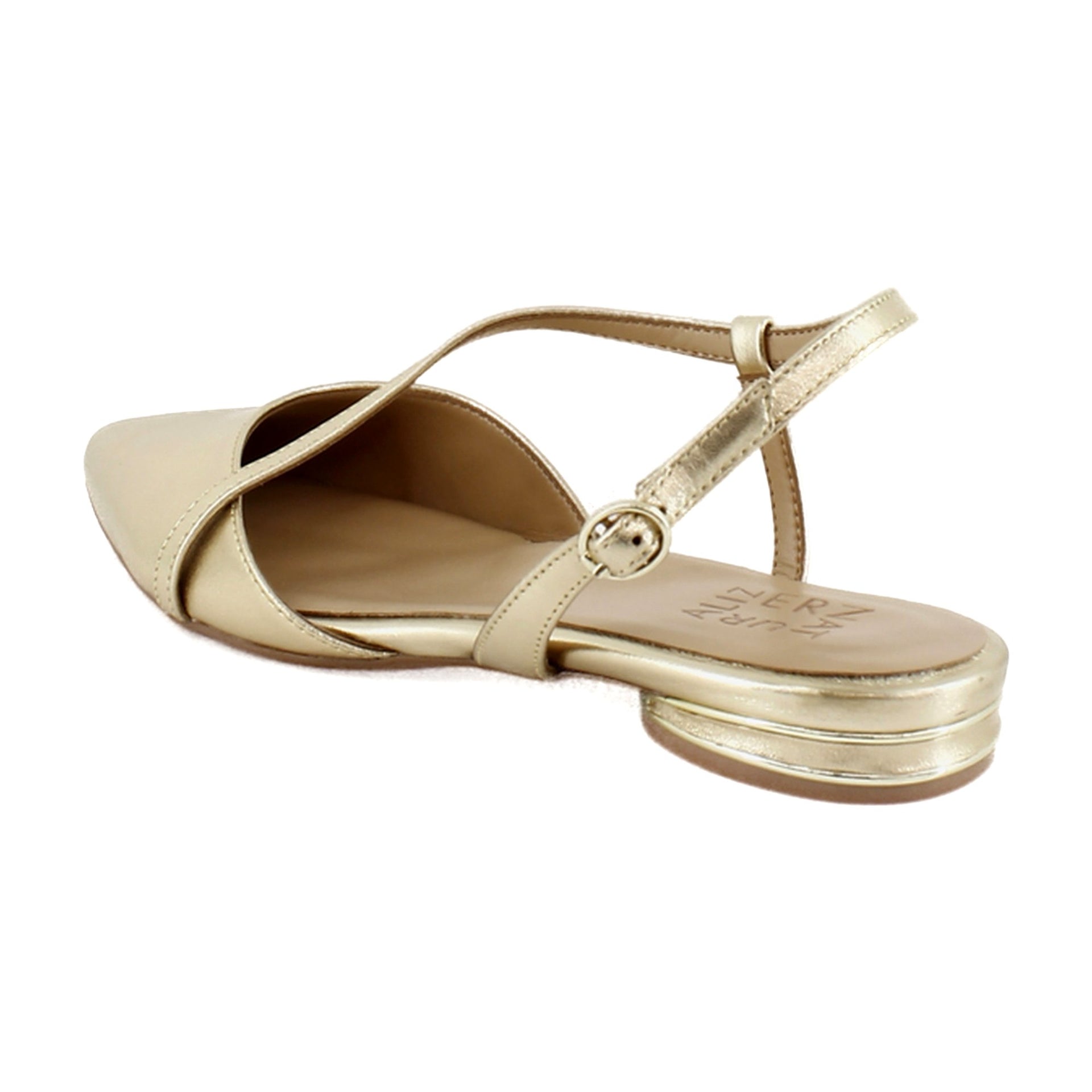 Dark Gold Metallic Leather