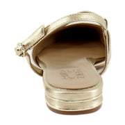 Dark Gold Metallic Leather