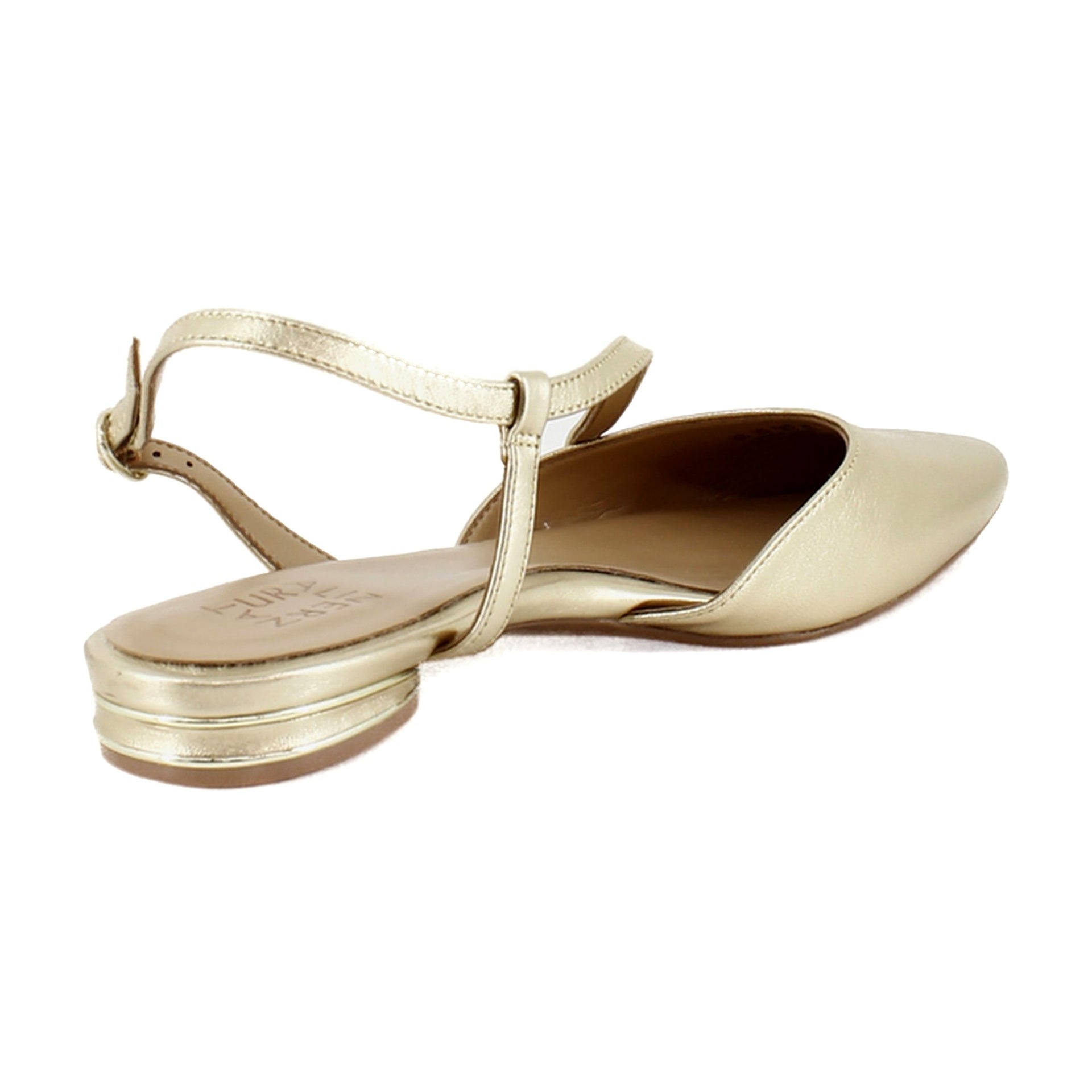 Dark Gold Metallic Leather