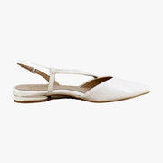 Warm White Faux Croco