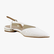 Warm White Faux Croco
