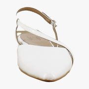 Warm White Faux Croco