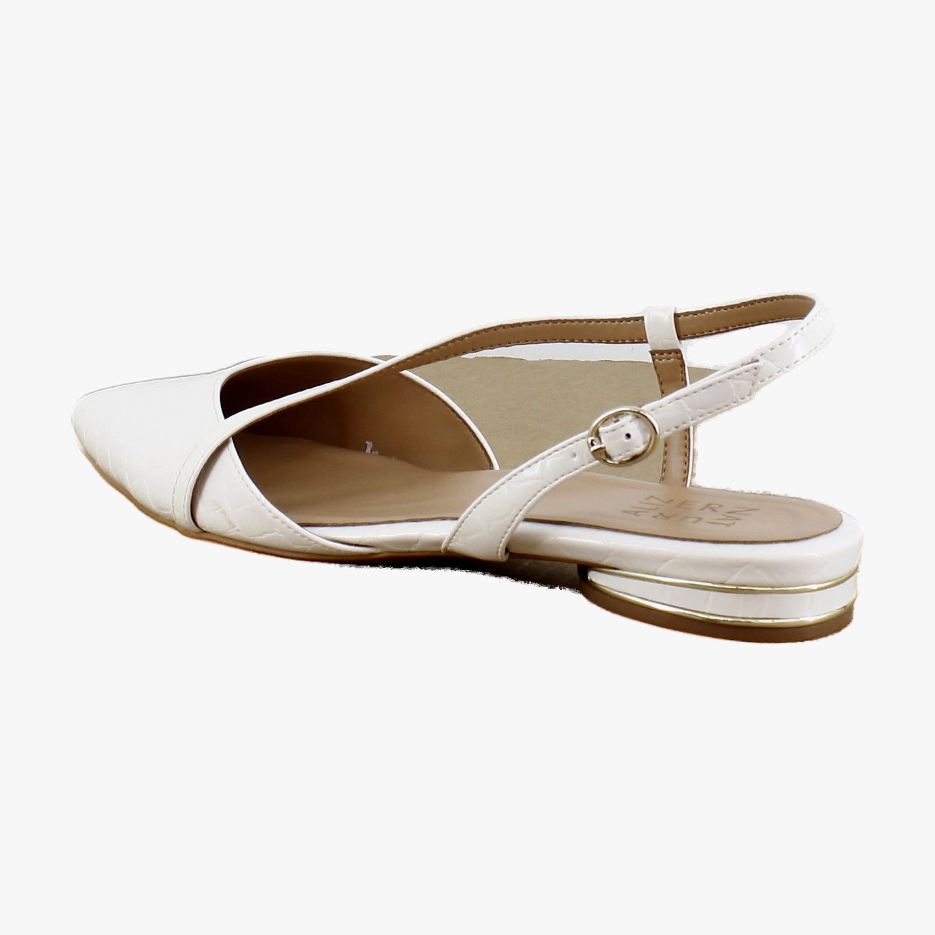 Warm White Faux Croco