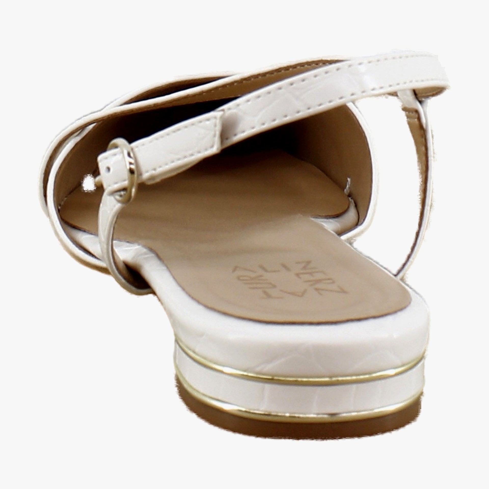 Warm White Faux Croco