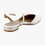 Warm White Faux Croco