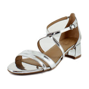 Silver Faux Leather