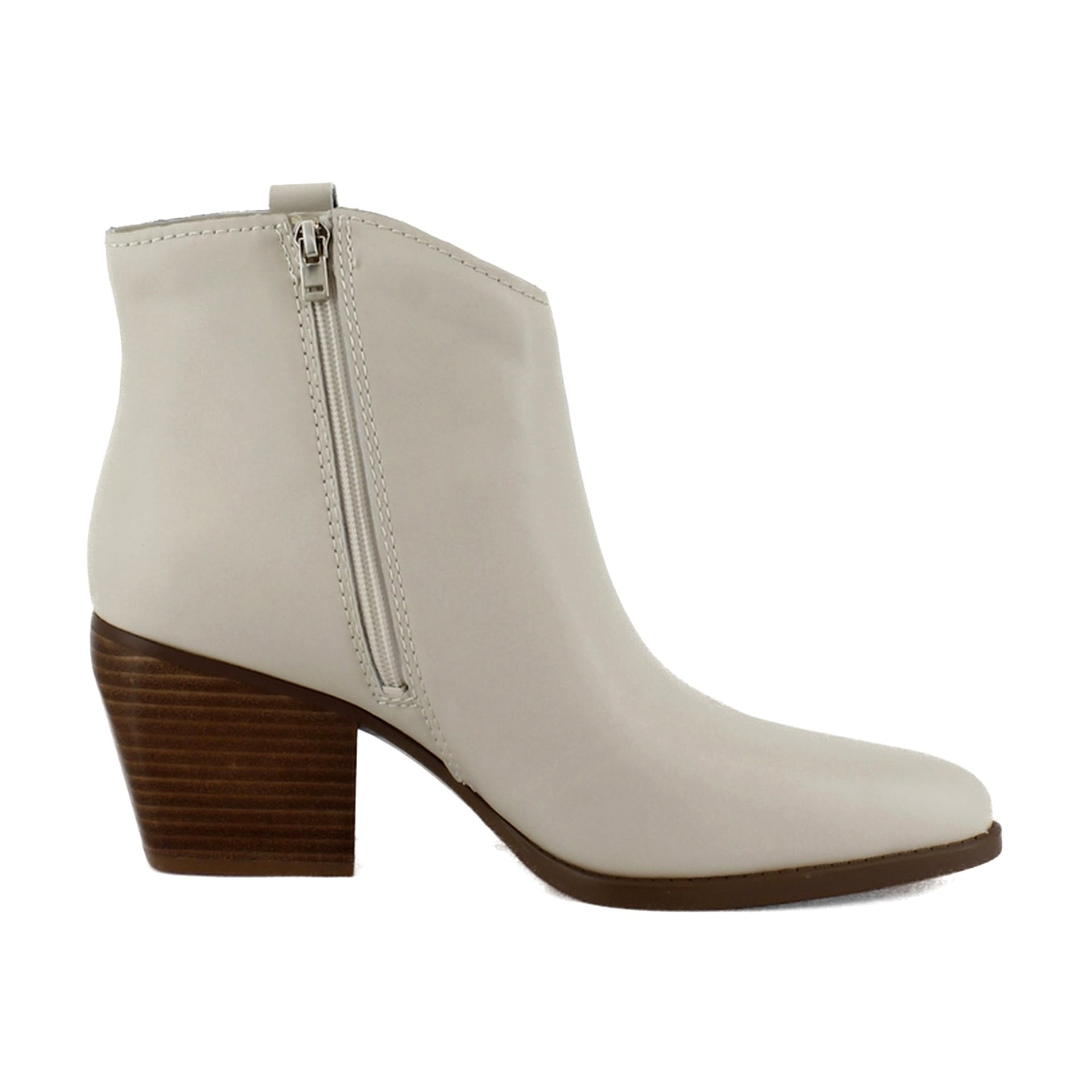 Porcelain White Leather