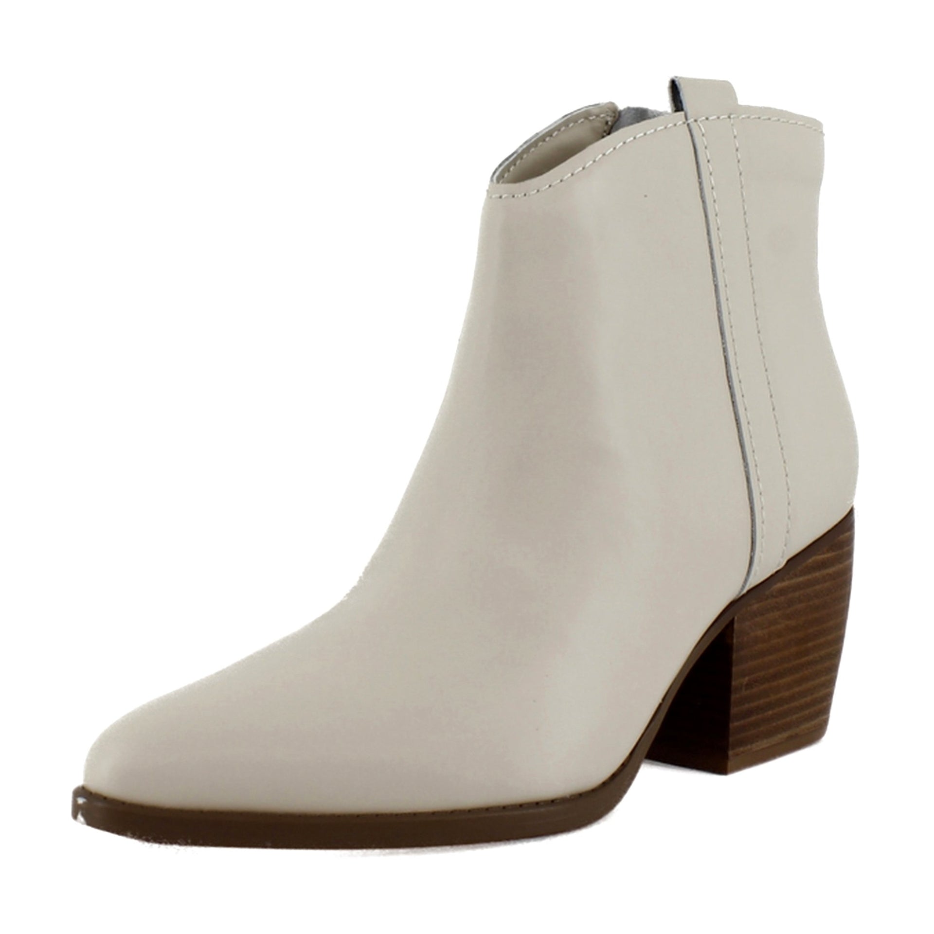 Porcelain White Leather