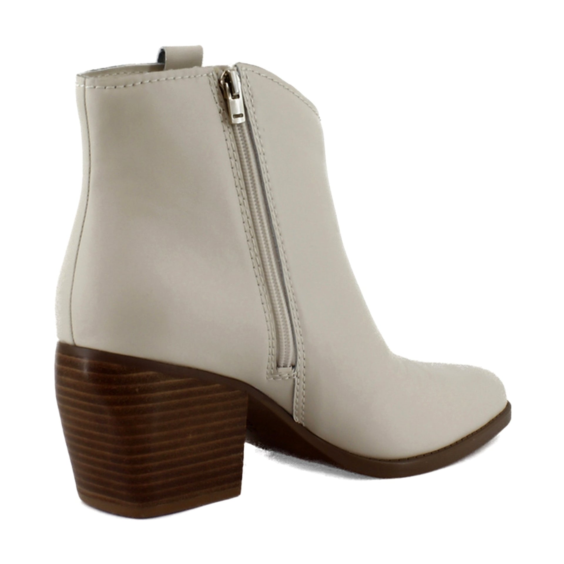 Porcelain White Leather