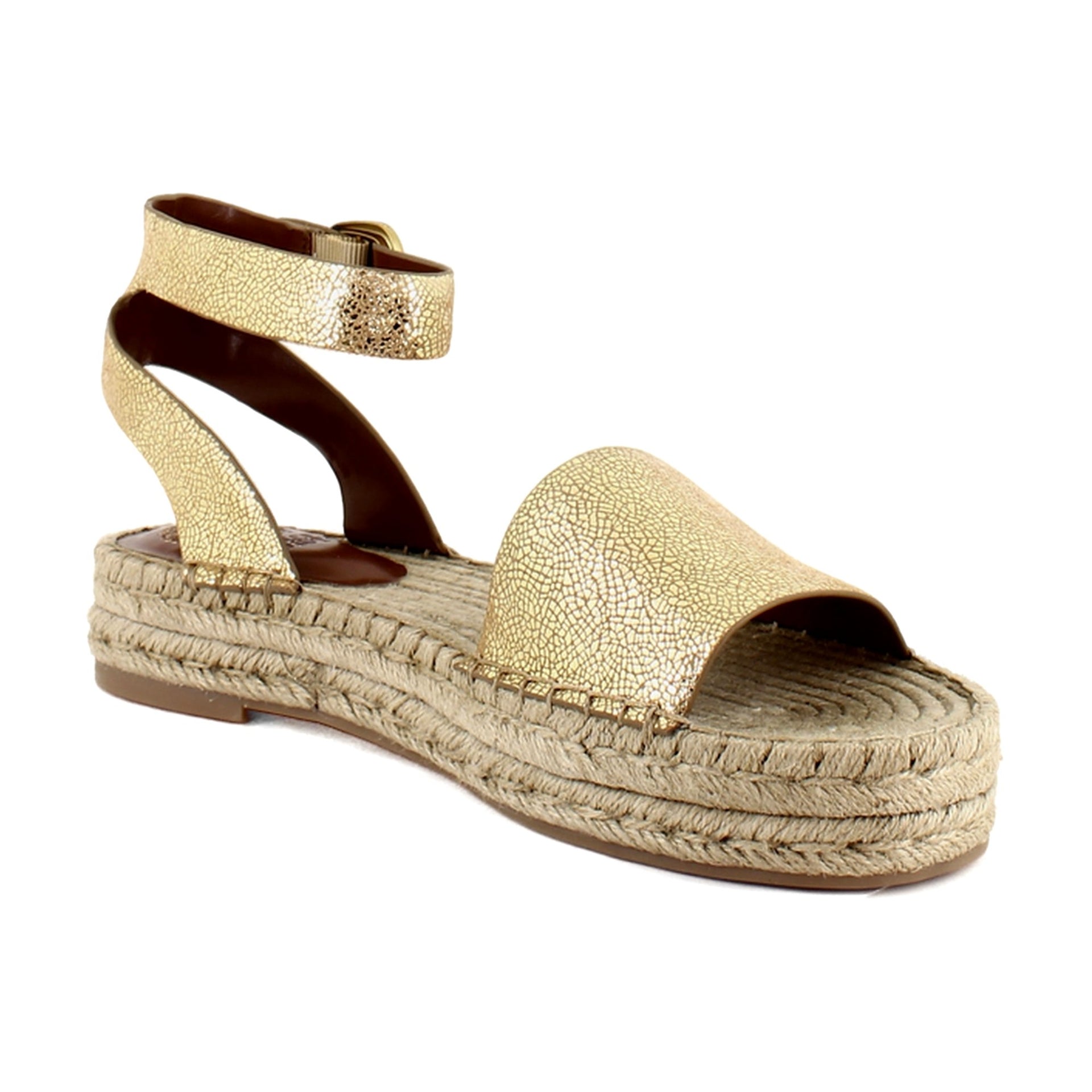 Neutral Gold Suede