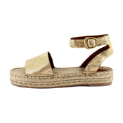 Neutral Gold Suede