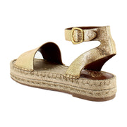 Neutral Gold Suede