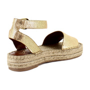 Neutral Gold Suede