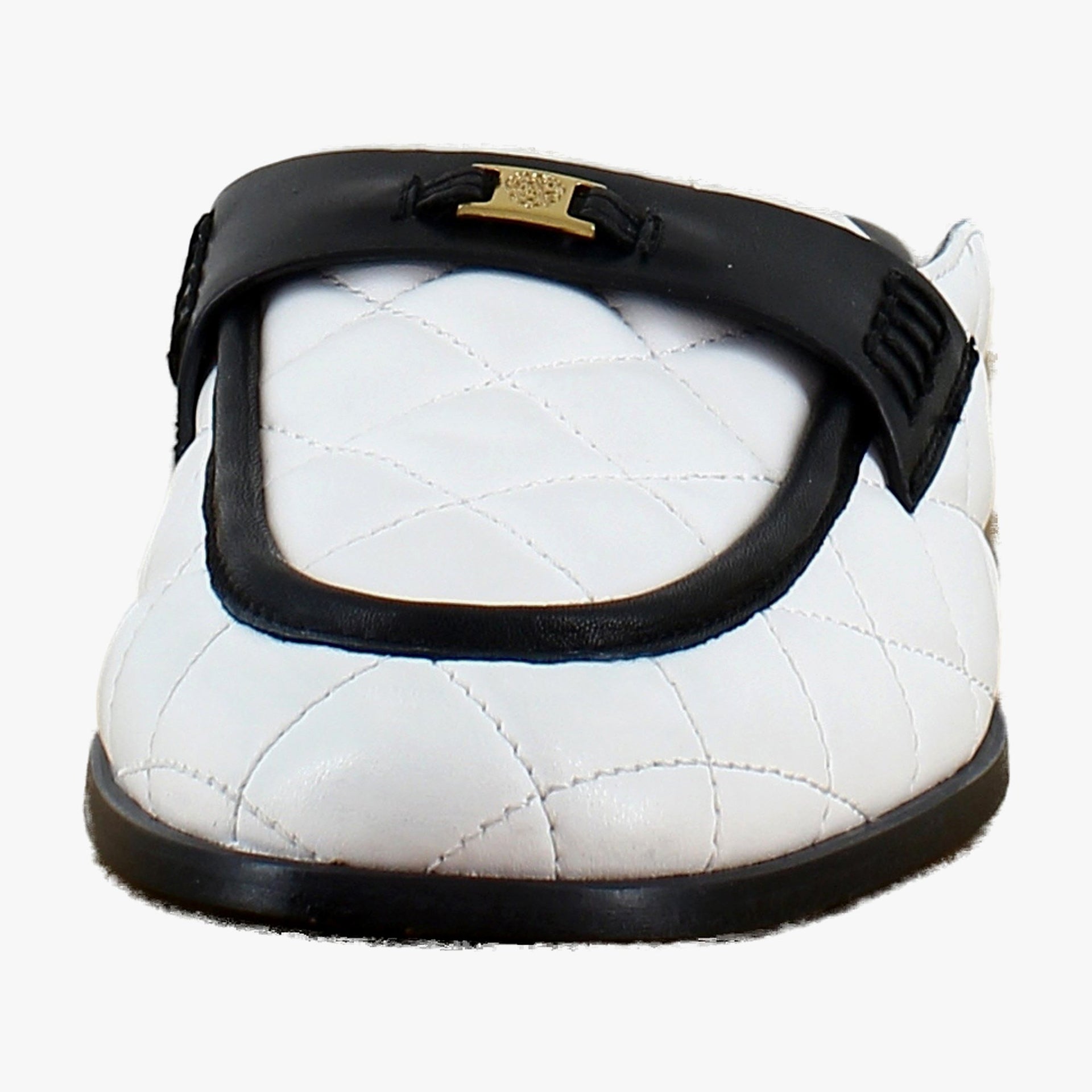 Bianco Quilted Leather