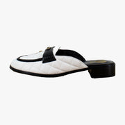Bianco Quilted Leather