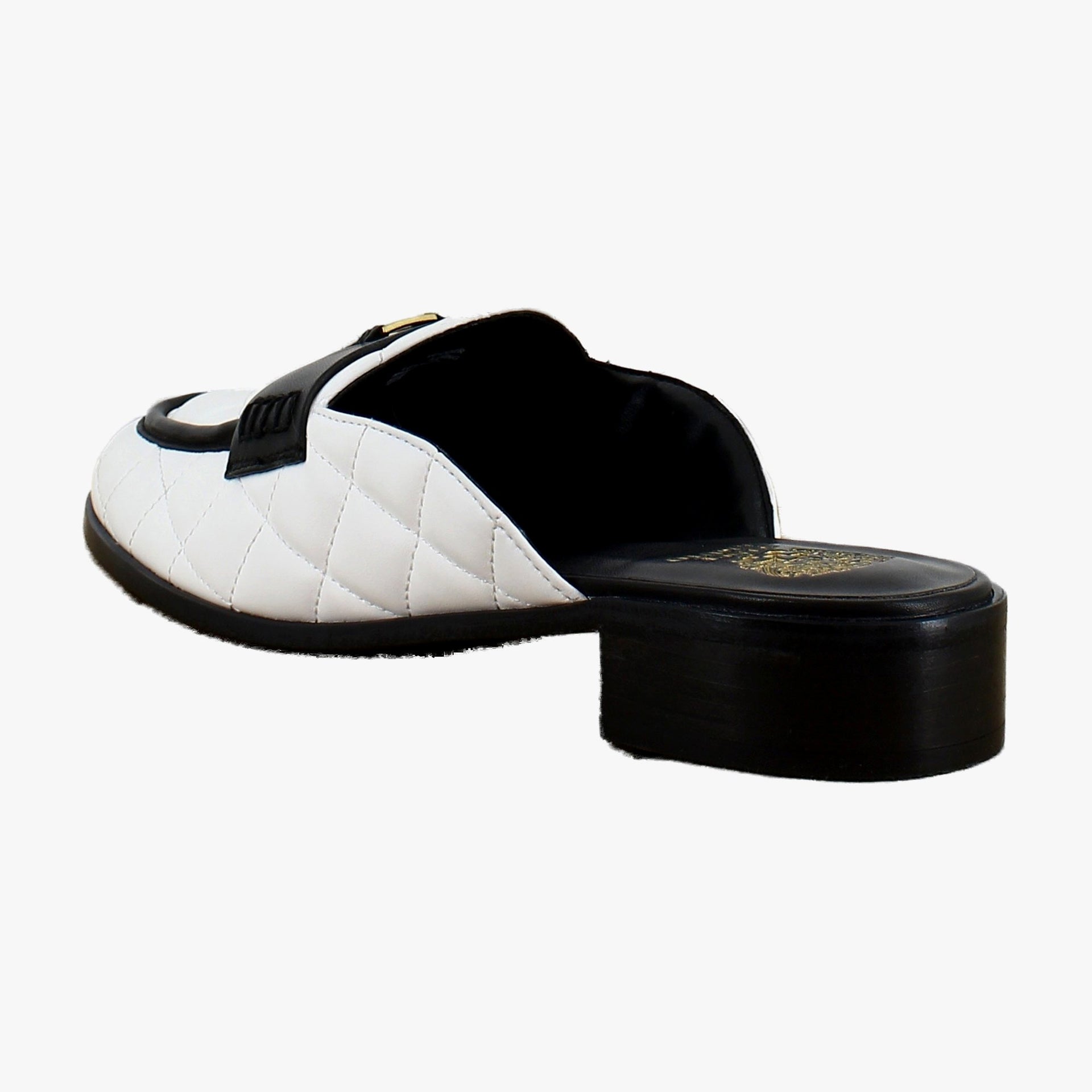 Bianco Quilted Leather