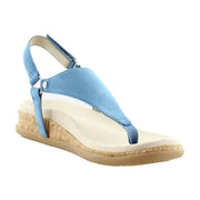 Captains Blue Nubuck Leather