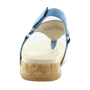 Captains Blue Nubuck Leather