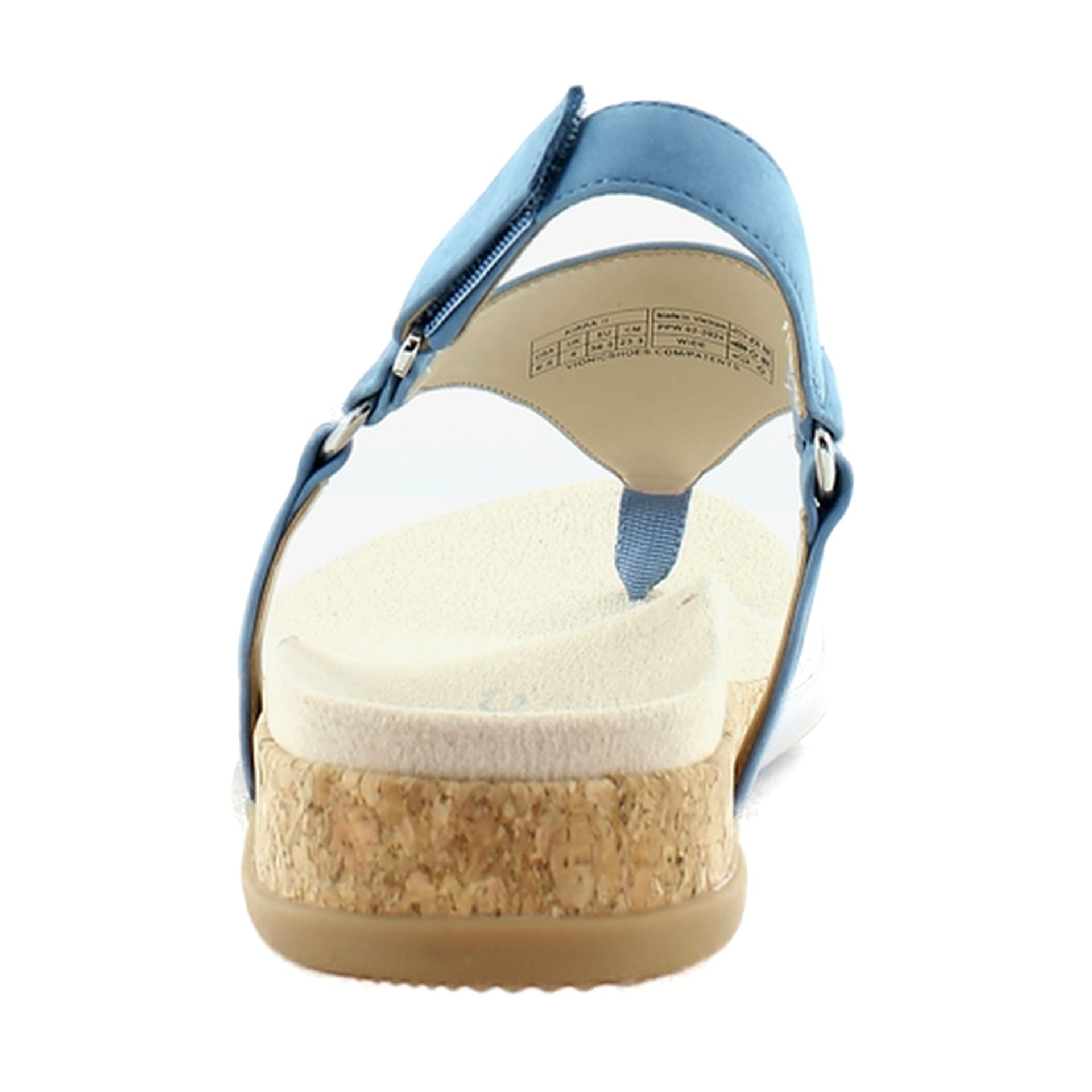 Captains Blue Nubuck Leather