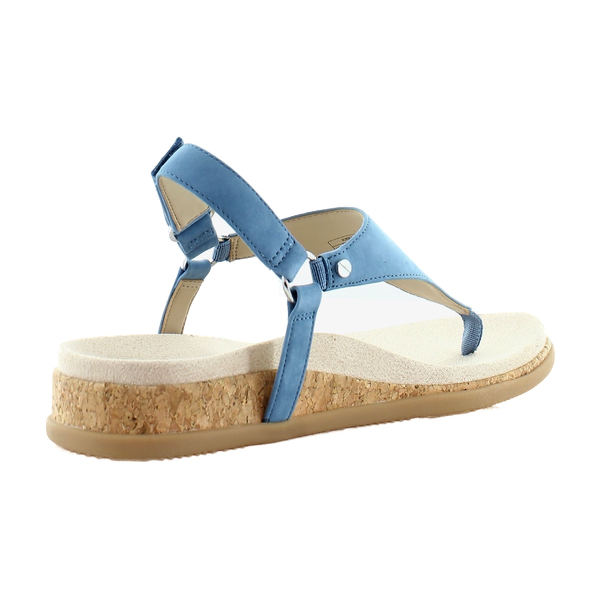 Captains Blue Nubuck Leather